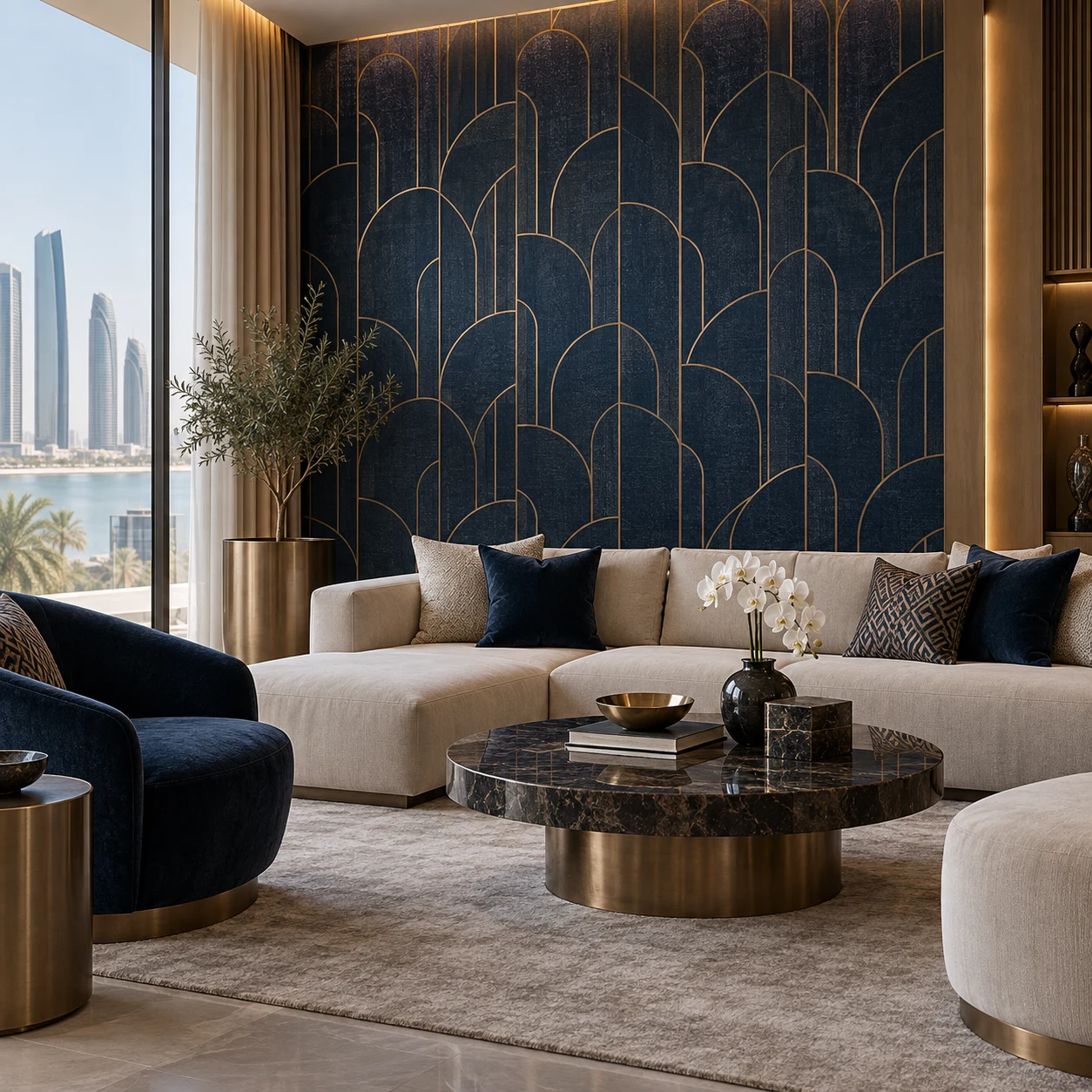 Art Deco rhythm wallpaper inspiration