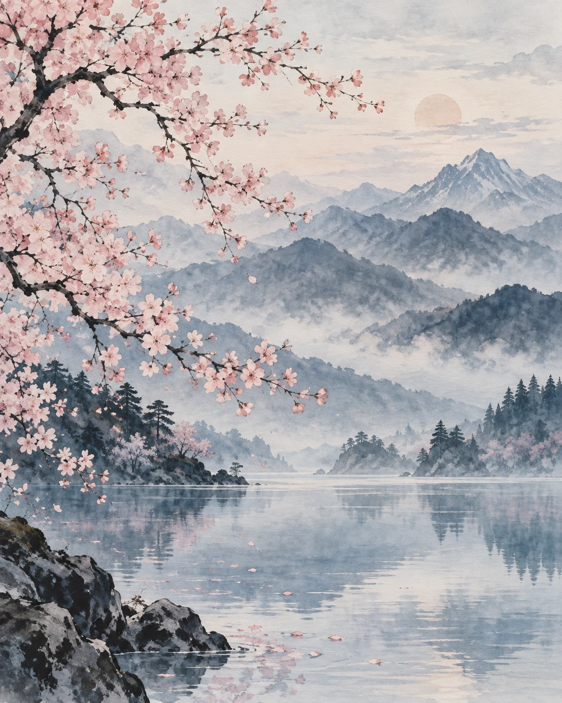 Japanese Mist wallpaper inspiration